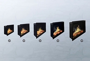 Heliovision Virtual Electric 26 inches built in fireplace